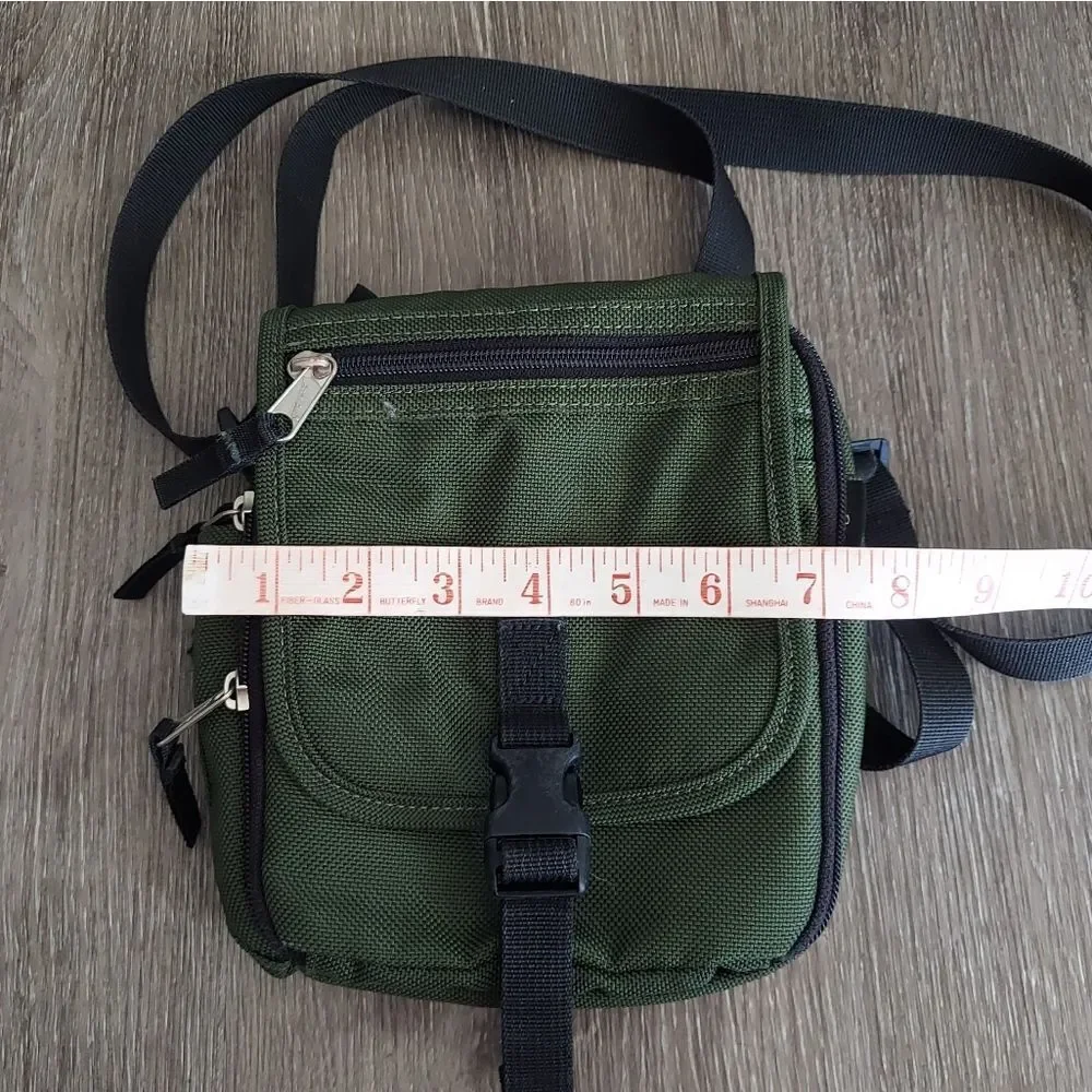 Eddie Bauer Green Crossbody Bag / Travel Bag